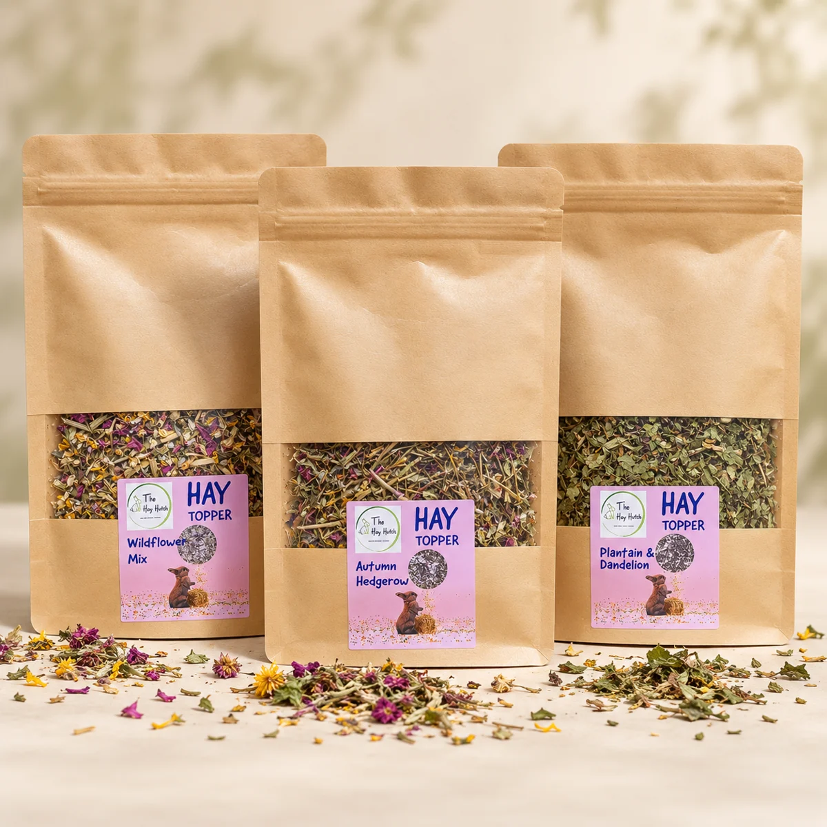 Three Hay Topper flavours
