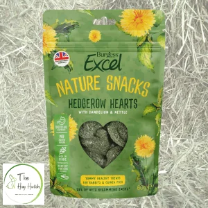 Burgess Excel Hedgerow Hearts – Rabbit & Guinea Pig Treats