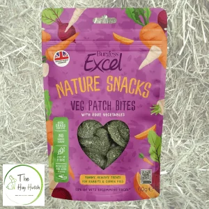 Burgess Excel Veg Patch Bites – Rabbit & Guinea Pig Treats