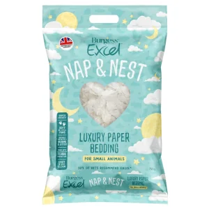 Burgess Excel Nap & Nest Paper Bedding – 750g