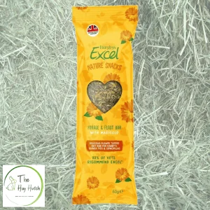 Burgess Excel Forage & Feast Hay Bar with Marigold – 60g
