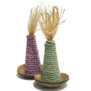 Rosewood Wacky Wobblers – Corn Leaf Chew Toy